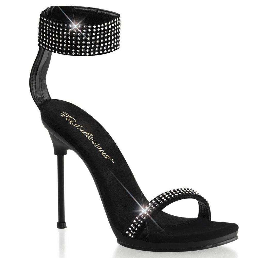Pleaser Shoes Fabulicious Chic 40 Black Stiletto Heels
